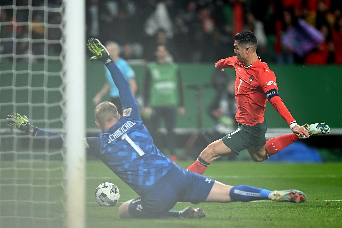 Cristiano Ronaldo bagged his team's second goal 