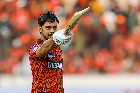 Feels good, it was coming for a while, says Ishan Kishan after scoring a maiden century for Sunrisers Hyderabad against Rajasthan Royals in Indian Premier League (IPL) 2025 at the Rajiv Gandhi International Stadium in Hyderabad on Sunday.