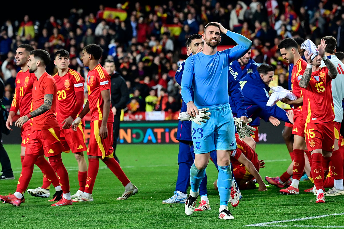 Spain celebrate victory