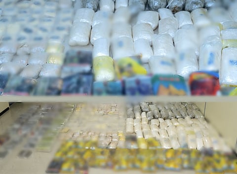 As much as 147.4kg of narcotics and psychotropic substances were seized at a seaport by Dubai Customs officials.