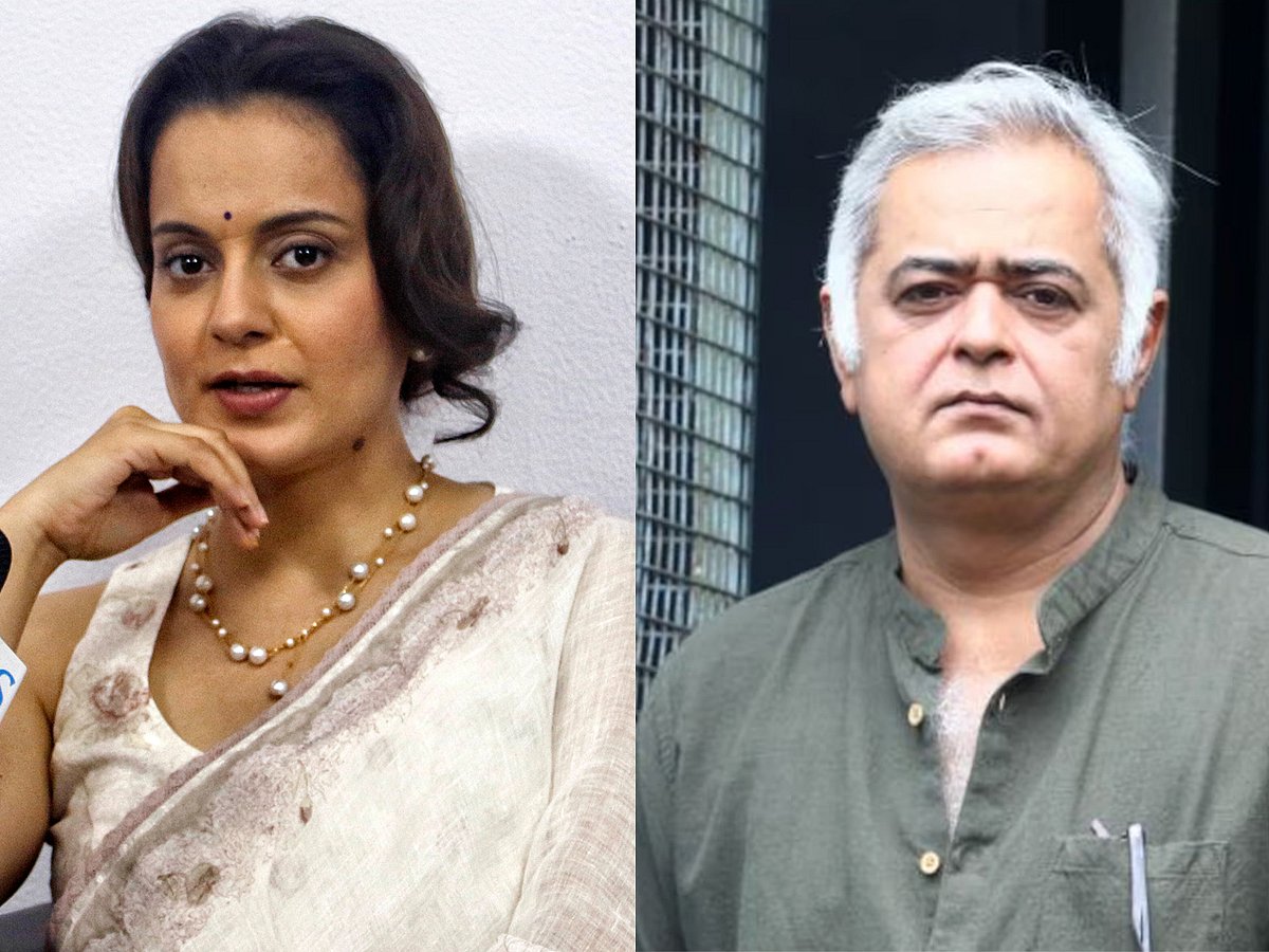 Kangana Ranaut and Hansal Mehta.