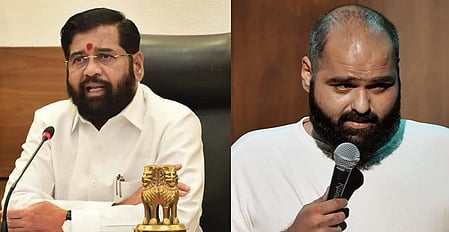 Maharashtra Deputy Chief Minister Eknath Shinde and Kunal Kamra: Leaders of the Shiv Sena were tripping all over each other to demand an apology from Kamra, justifying the violent retaliation and the completely over the top response.