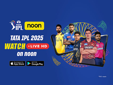 Catch every Indian Premier League 2025 match live on noon