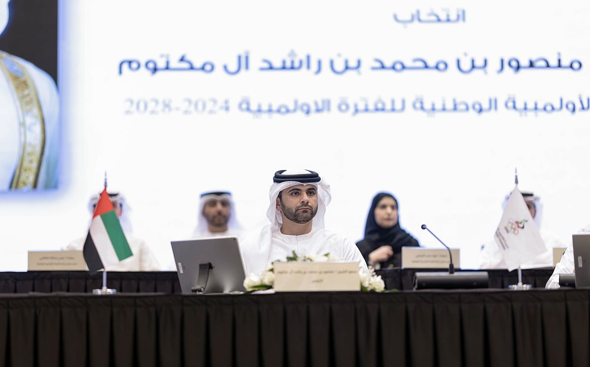 Sheikh Mansoor has been elected as the National Olympic Committee President in the Ordinary General Assembly Meeting of the UAE NOC in Dubai.