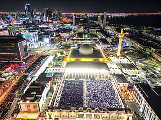 Grand Mosque in Kuwait City.