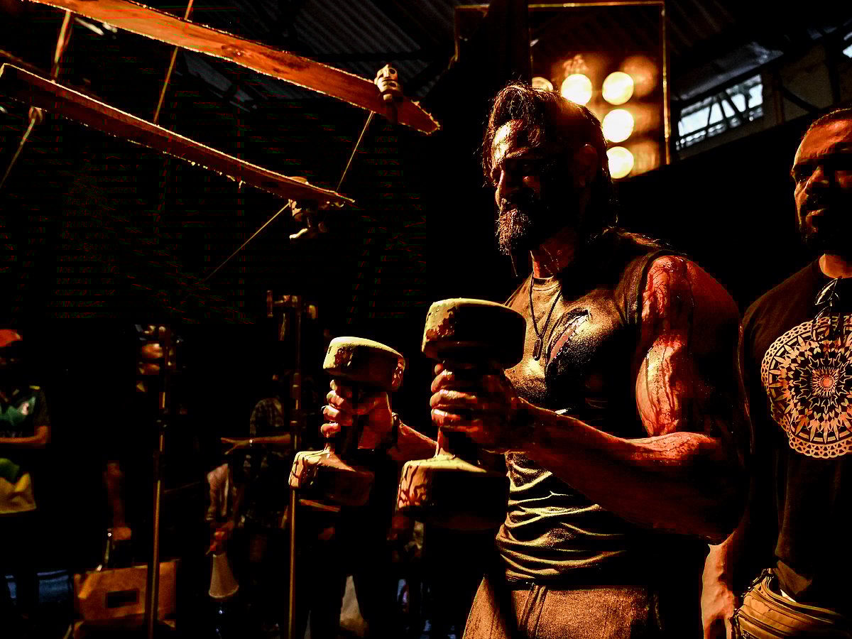 Malayalam star Unni Mukundan with his coach Bijo Joy