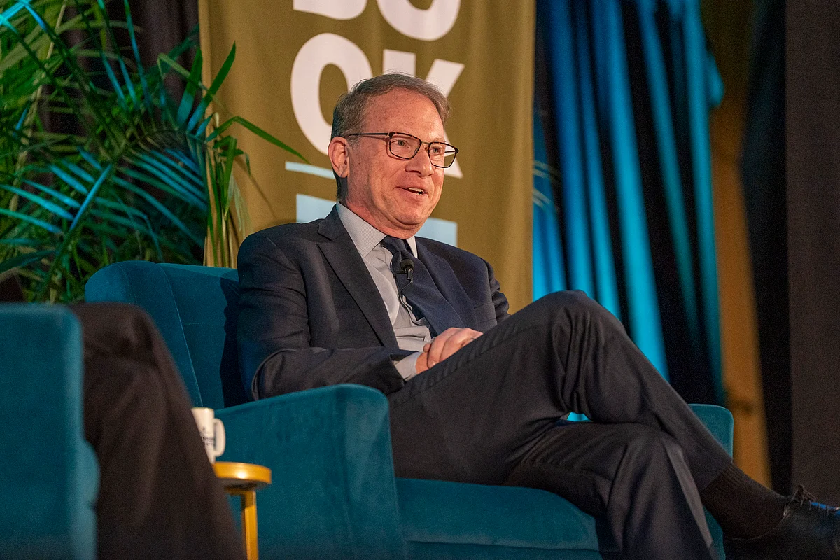 The Atlantic editor-in-chief Jeffrey Goldberg speaks during the opening night of the New Orleans Book Festival at Tulane University's McAlister Auditorium on March 27, 2025 in New Orleans, Louisiana.