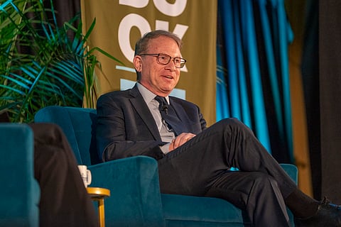 The Atlantic editor-in-chief Jeffrey Goldberg speaks during the opening night of the New Orleans Book Festival at Tulane University's McAlister Auditorium on March 27, 2025 in New Orleans, Louisiana.
