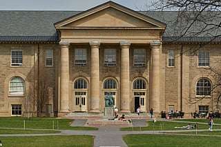The Cornell University campus in Ithaca, US.