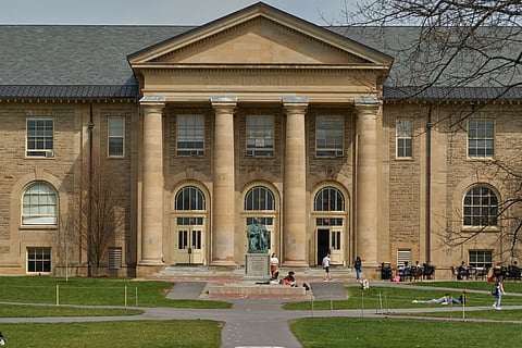 The Cornell University campus in Ithaca, US.