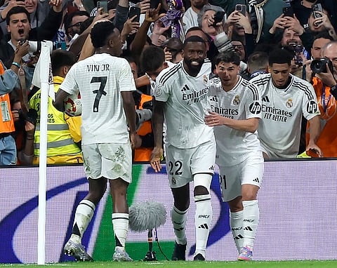 Antonio Rudiger was the hero for Real Madrid on Tuesday