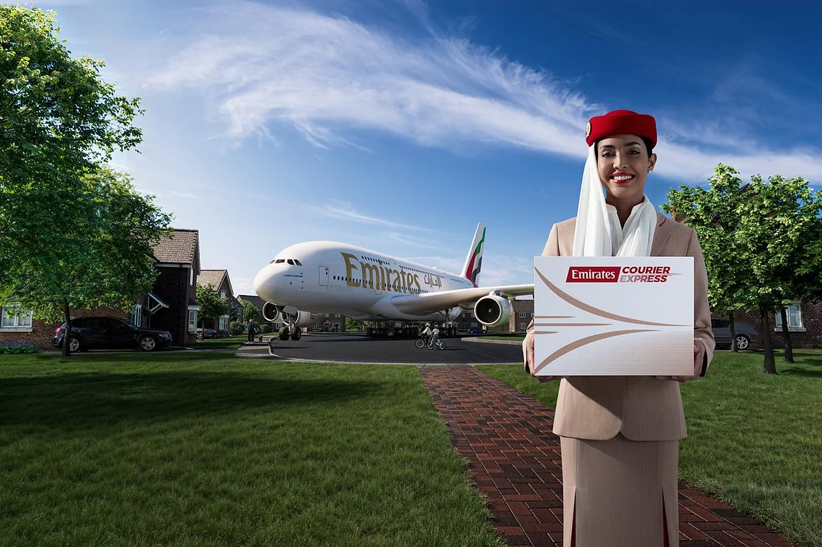 The Emirates Courier Express service will offer direct point-to-point shipping, bypassing the traditional hub-and-spoke model to reduce transit times and handling. 