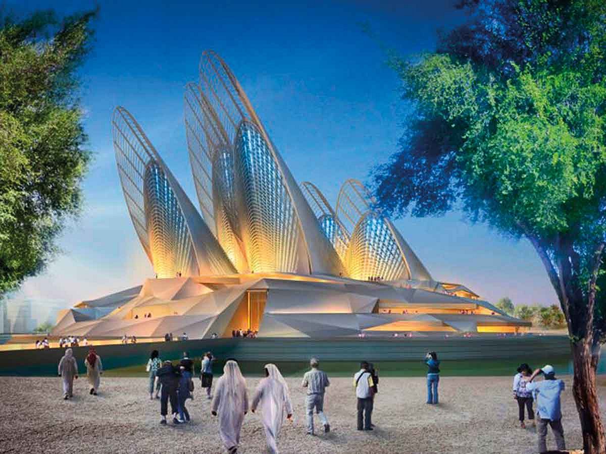 The Zayed National Museum is currently under construction in the heart of Abu Dhabi’s Saadiyat Cultural District.
