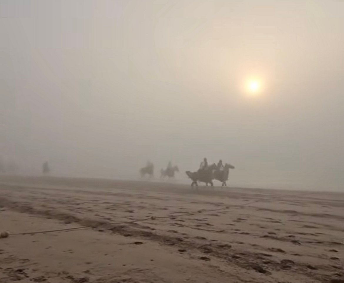 Foggy morning in Khorfakkan. 