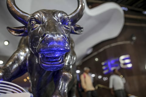 The Bombay Stock Exchange in Mumbai