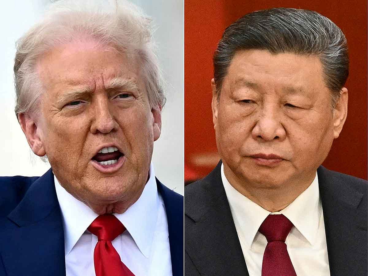 File photo: US President Donald Trump and China's President Xi Jinping. 