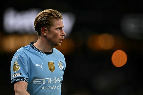 Kevin De Bruyne will depart at the end of the season