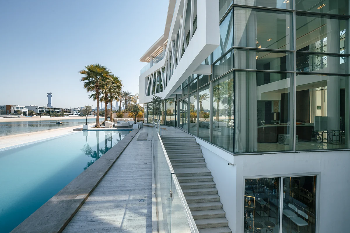 “They call me the Queen of the Palm — and for good reason," declares
Nicole Rodrigues with a laugh as she welcomes us into her palatial 25,000 sq. ft. Palm Jumeirah mansion — a sun-drenched sanctuary with ten bedroom, half a dozen living rooms, two kitchens and more! Every room reflects her unapologetic and quirky spirit.