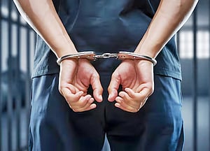 Both suspects, aged 16 and 17 years respectively, were later referred to the juvenile prosecution after they had been caught in Al Jahra area north west of Kuwait. Illustrative image.