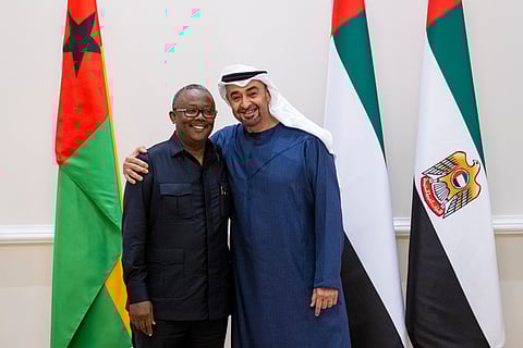 UAE President receives President of Guinea-Bissau