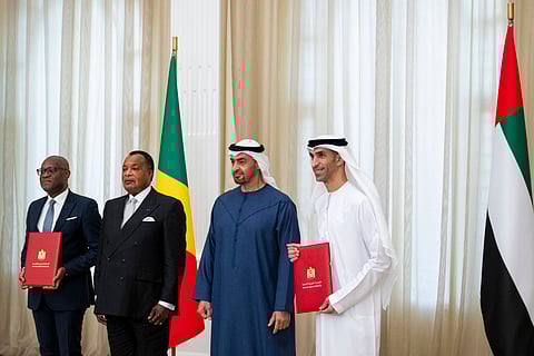 UAE President, President of Republic of the Congo witness signing of Comprehensive Economic Partnership Agreement