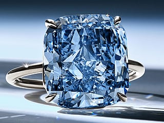 In Abu Dhabi, a $20m 'Mediterranean Blue' diamond is all sparkle