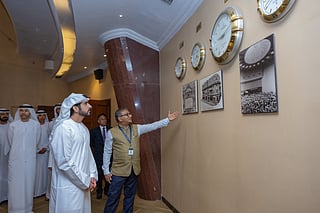 Video: Hamdan bin Mohammed visits Bombay Stock Exchange and rings opening bell