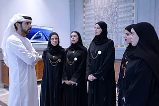 Watch: Sheikh Hamdan inspires student “ambassadors,” hails UAE diplomats in India