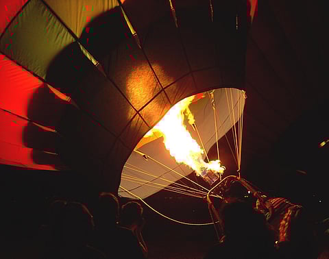 Dubai hot air balloon incident under investigation; public urged to avoid misinformation. (For illustrative purposes only)