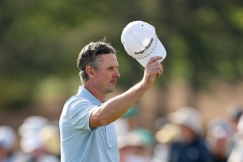 Justin Rose holds a three-shot lead after 18 holes