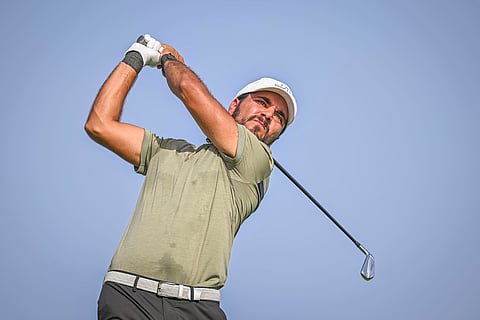 The 28-year-old endured a shaky front nine with three bogeys in his first six holes.