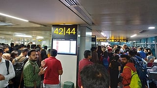 Dust storm causes chaos at Delhi Airport: Multiple flights delayed, passengers stranded