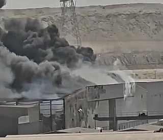 Swift response by Sharjah Civil Defense contained industrial warehouse fire