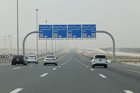 Sheikh Mohammed bin Rashid Road in Abu Dhabi