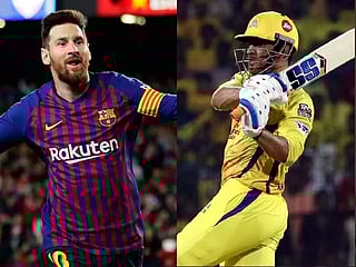 Watch: MS Dhoni shows off his football skills with Lionel Messi in new ad