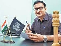 The 2007-batch IAS officer N. Prasanth was suspended after he made serious allegations against senior bureaucrats