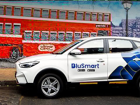 BluSmart runs a fleet of more than 7,000 electric vehicles.
