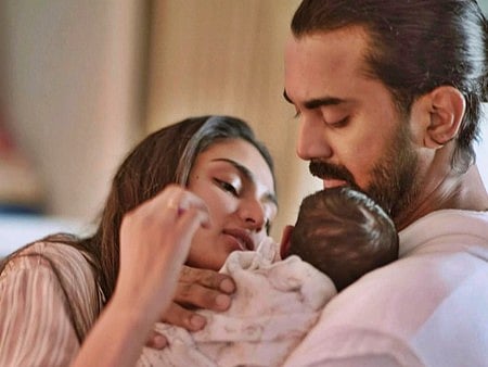 Star couple Athiya and Rahul announce the name of their newborn daughter