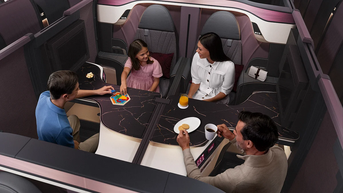 Qsuite Next Gen is coming to the Arabian Travel Market next week.