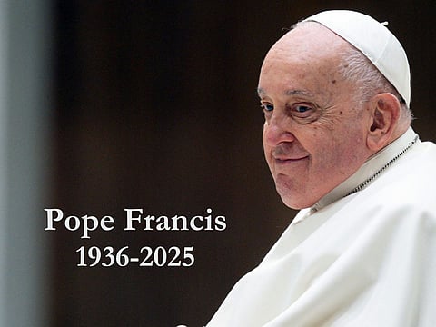 Pope Francis passes away at the age of 88 at his residence in the Vatican's Casa Santa Marta, on Monday.