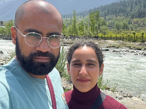 Sai Krishnan and Bhoomi Lengde share images from their trip to Pahalgam - a day before the attacks took place. 