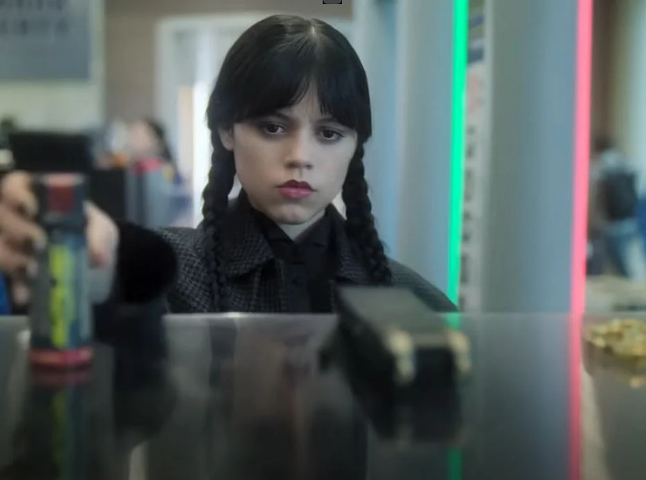 Jenna Ortega returns as the gloomy Wednesday in the titular Netflix series.