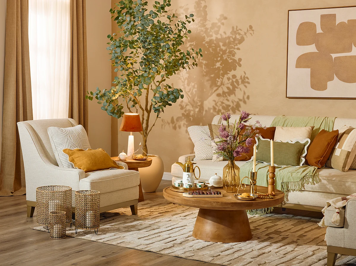 Whispering luxury, the Homes r Us way, where warm metals meet modern calm