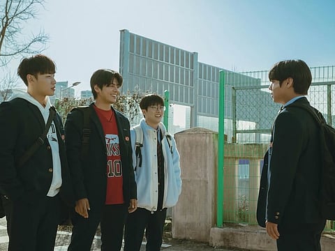 Park Ji-hoon, Ryeo-un, Choi Min-yeong and Lee Min-jae in Weak Hero Class 2