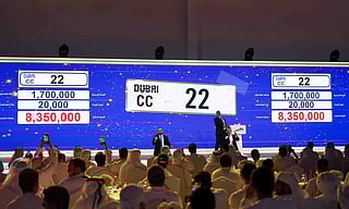 Video: Record-breaking RTA number plates auction rakes in nearly Dh100 million