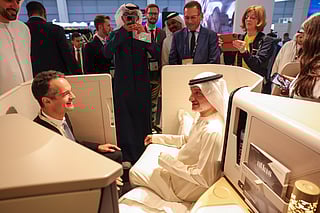 ATM 2025: Etihad Airways reveals first-class seats on narrowbody Airbus A321LR