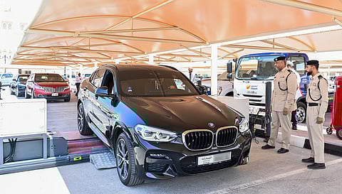 Sharjah Police on Monday launch vehicle testing services at the University of Sharjah