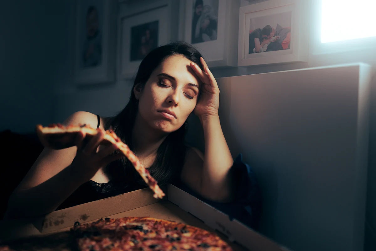 Over time, we become conditioned to pair comfort with food—and this habit is tough to break