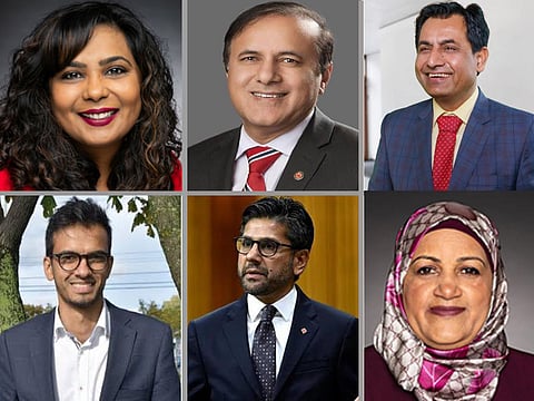 Six Pakitani-Canadians win elections in Canada representing the Liberal Party, 