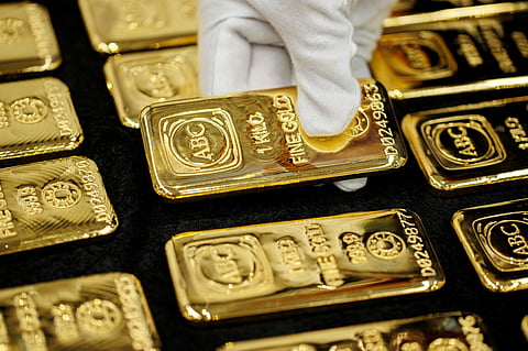 Stock Gold bullion / bar